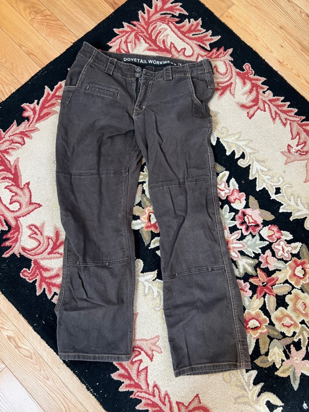 Dovetail Workwear Women's Brown Utility Pants